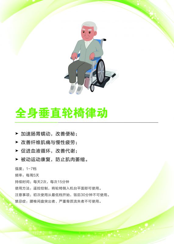 輪椅垂直律動（可選配置扶手）-