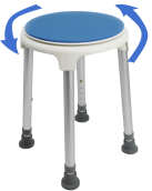 Swivel bath stool