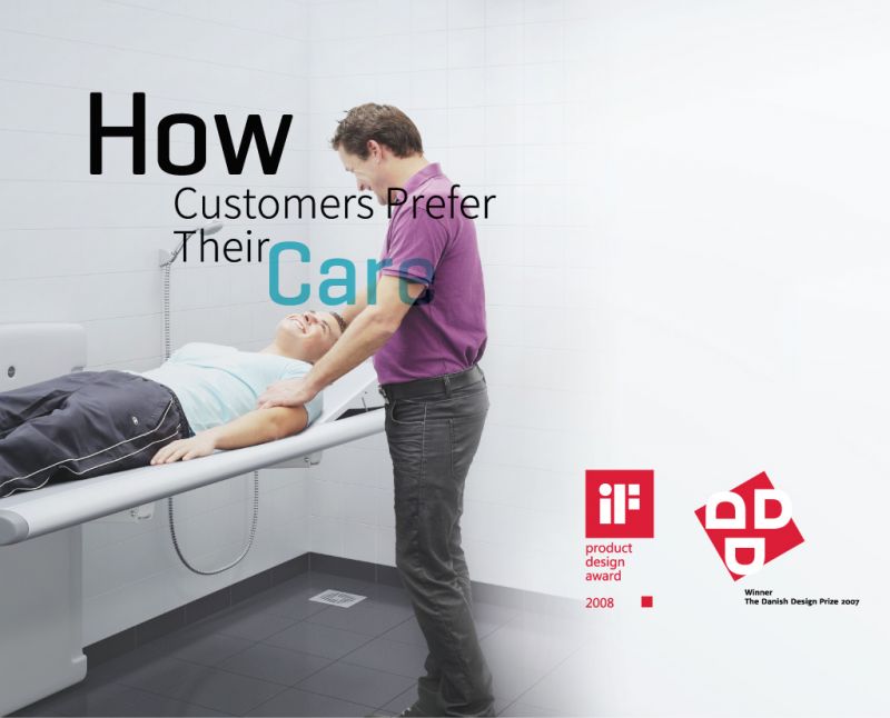 PRESSALIT電動升降洗浴床-