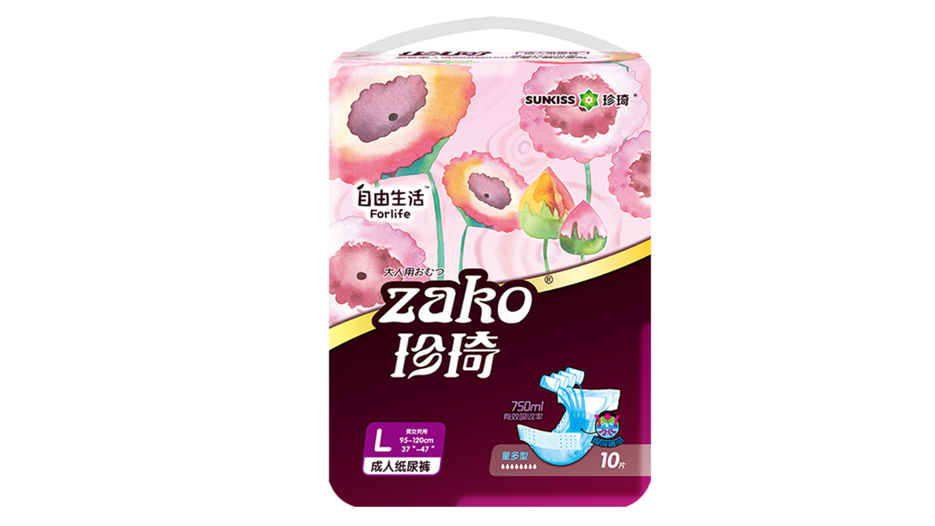 ZAKO增強型紙尿褲L碼