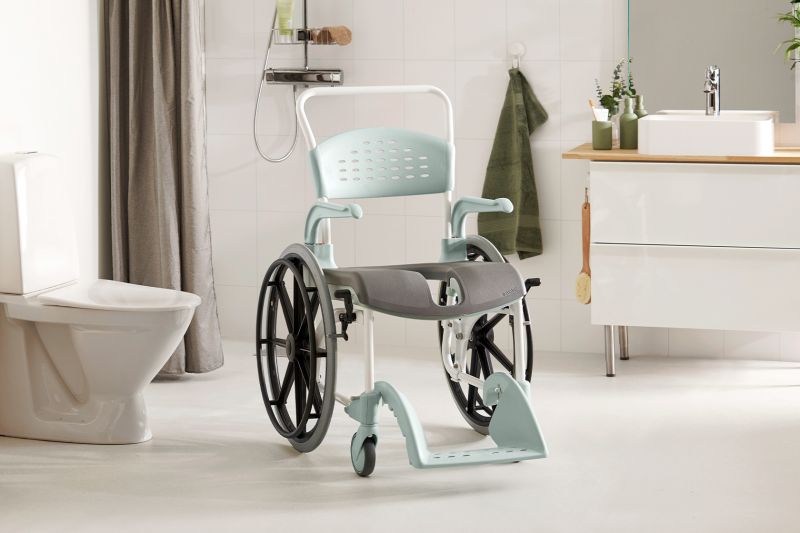 Etac Clean24&rdquo; 移動式浴廁多功能椅 自推型-