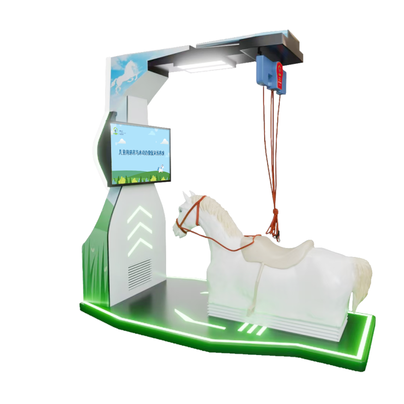 兒童用懸吊馬術康復訓練系統-