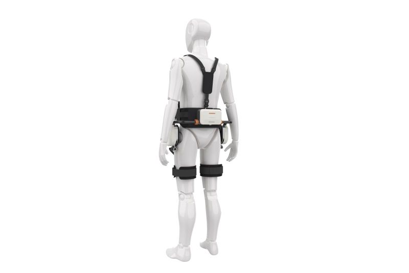 Lower limb assistance for external skeleton movement-